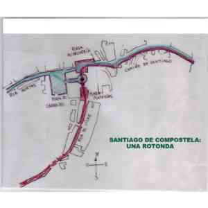 Santiago de Compostela :una rotonda